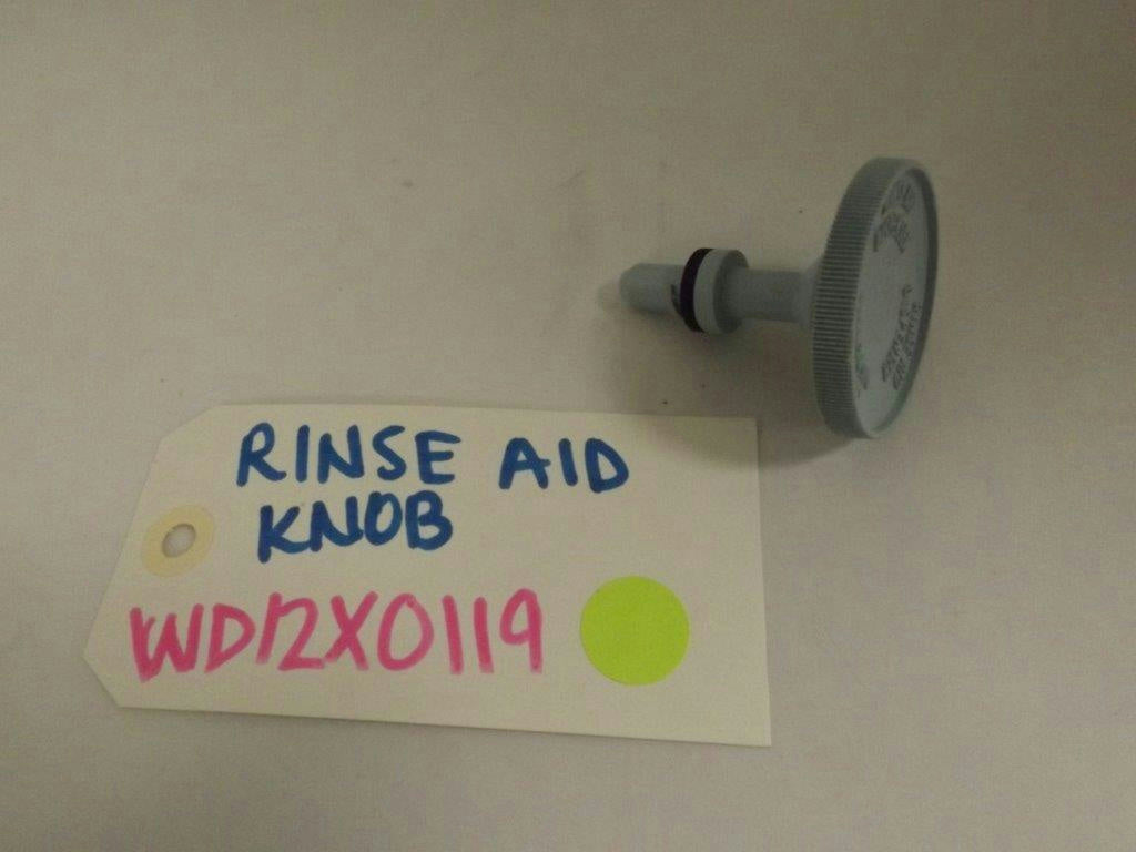 GENERAL ELECTRIC DISHWASHER WD12X0119 RINSE AID KNOB USED GENERAL ELECTRIC DISHWASHER WD12X0119 RINSE AID KNOB USED